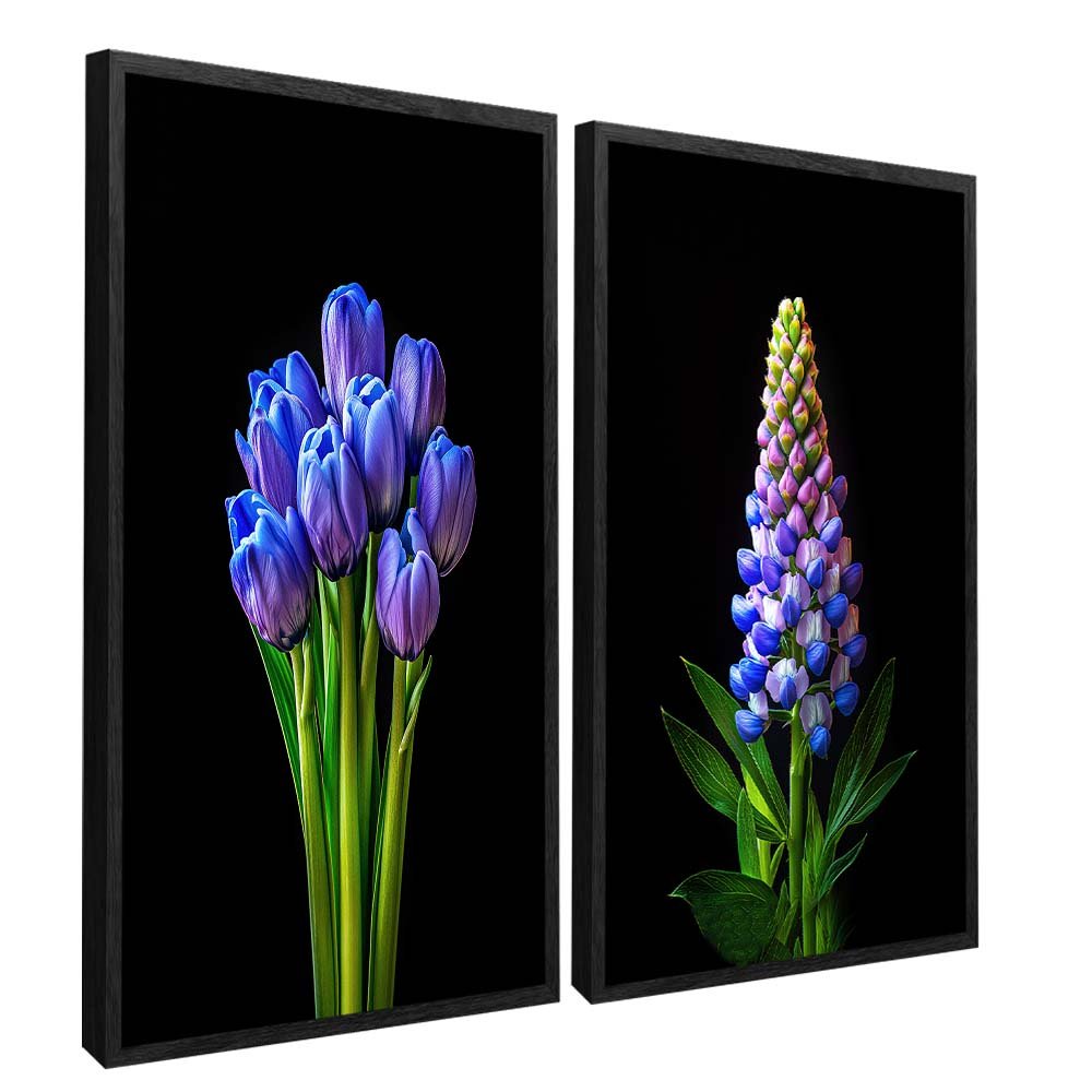 Duo Purple Lupine V2045 Canvas