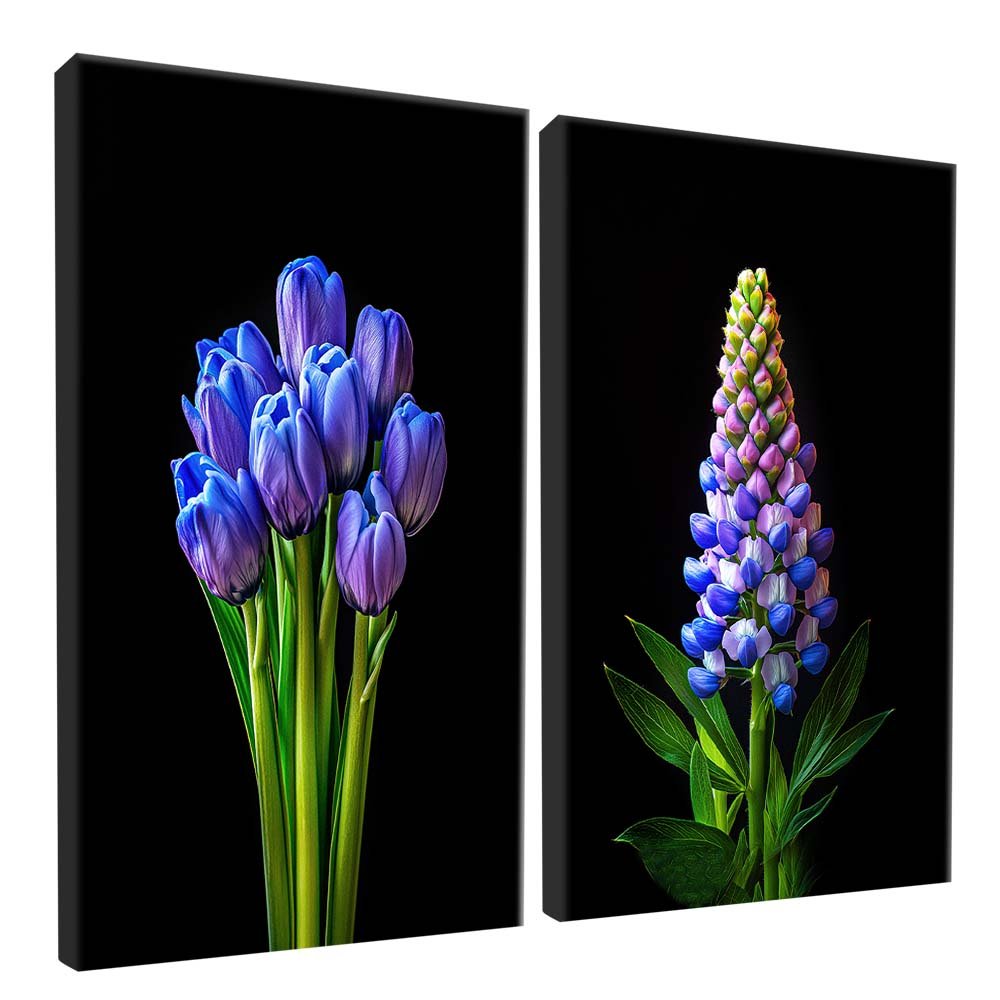 Duo Purple Lupine V2045 Canvas