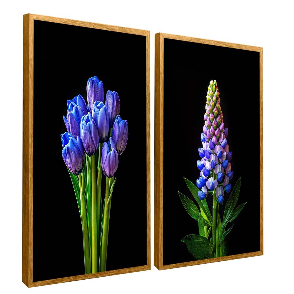 Duo Purple Lupine V2045 Canvas