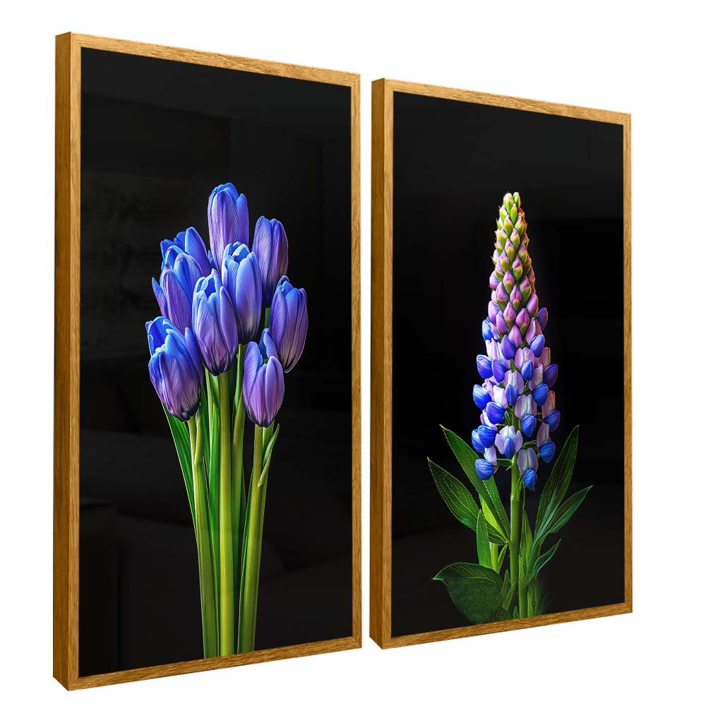 Duo Purple Lupine V2045 Canvas