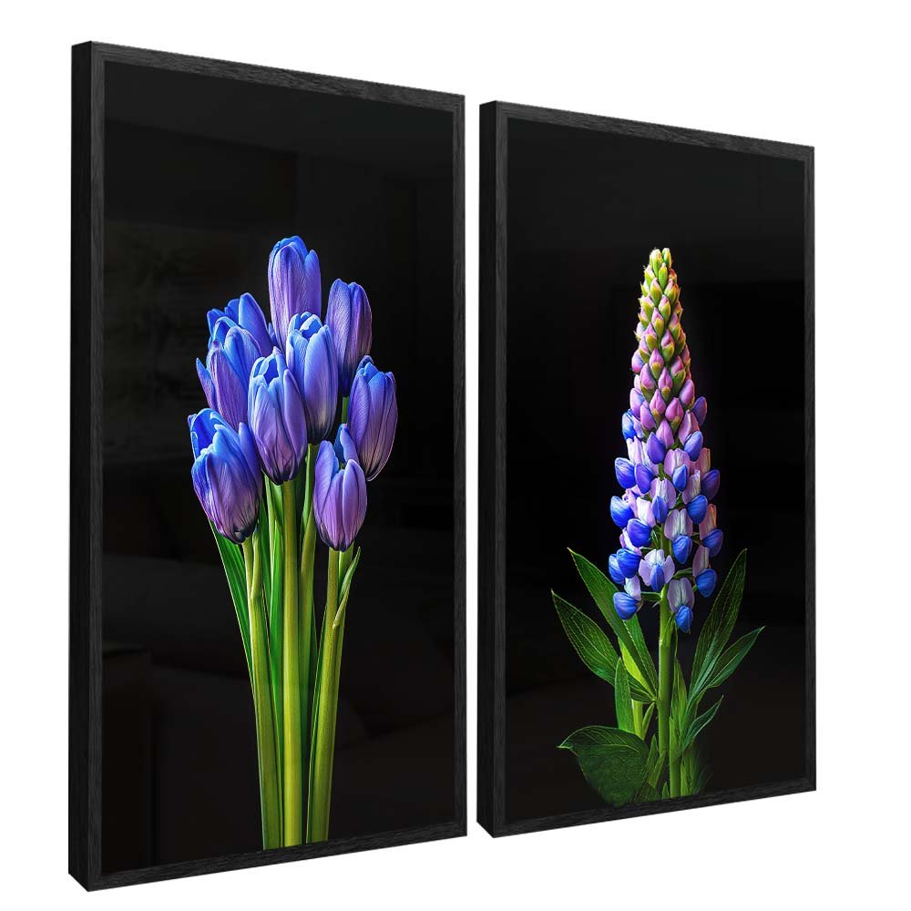 Duo Purple Lupine V2045 Canvas