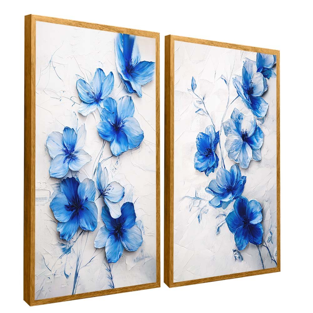 Duo Winter Floral V2074 Canvas