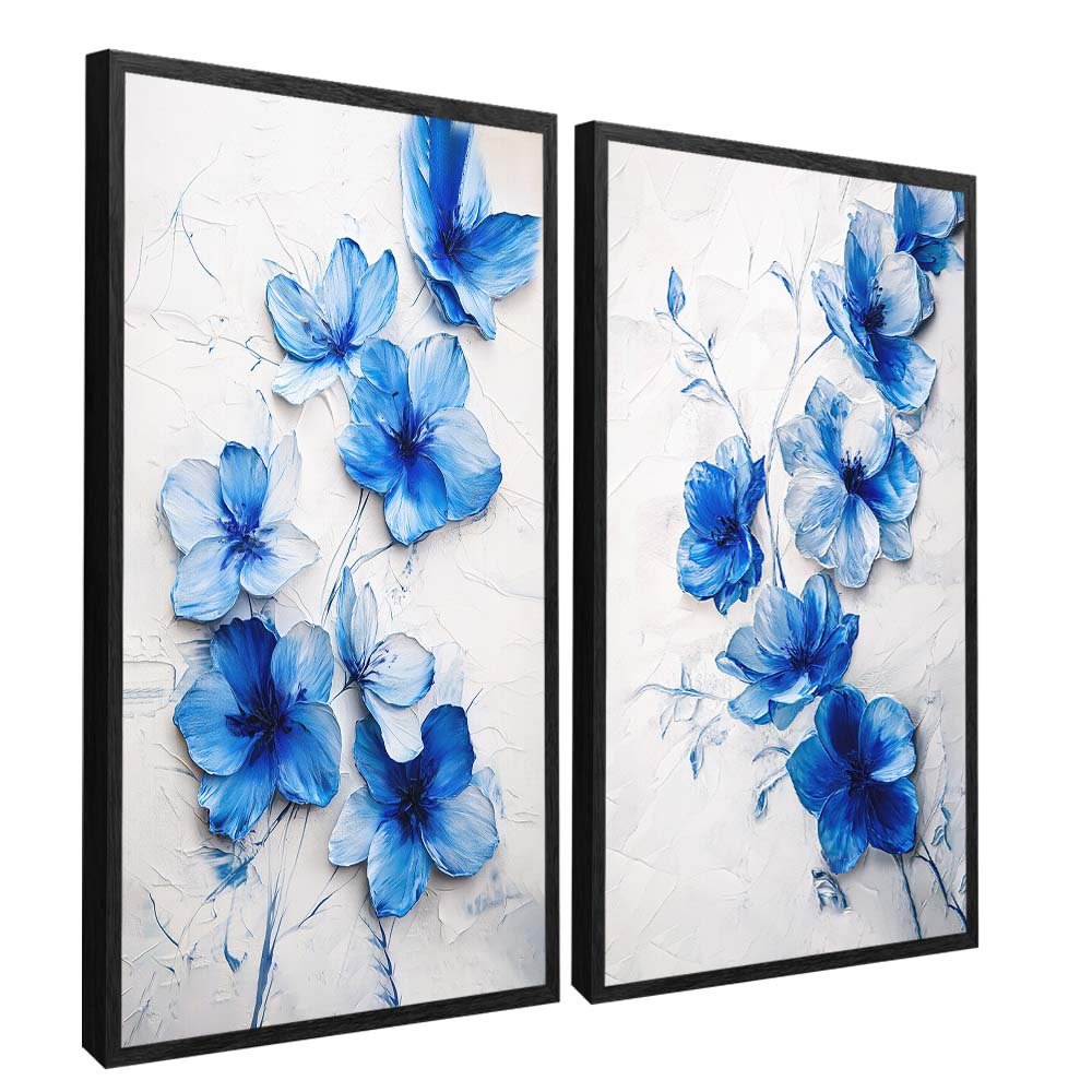 Duo Winter Floral V2074 Canvas