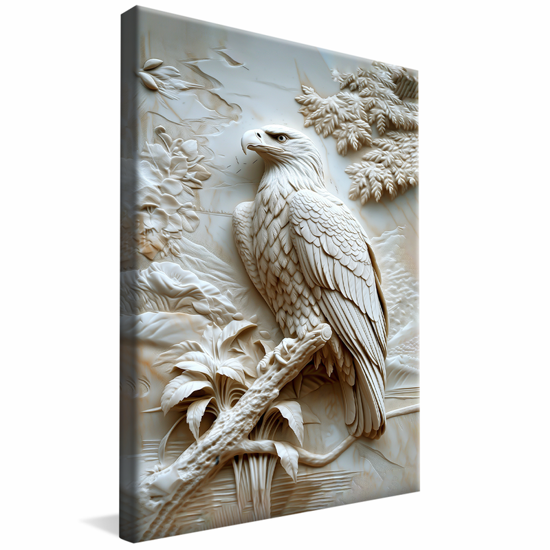 Eagle on Marble V1288 Canvas