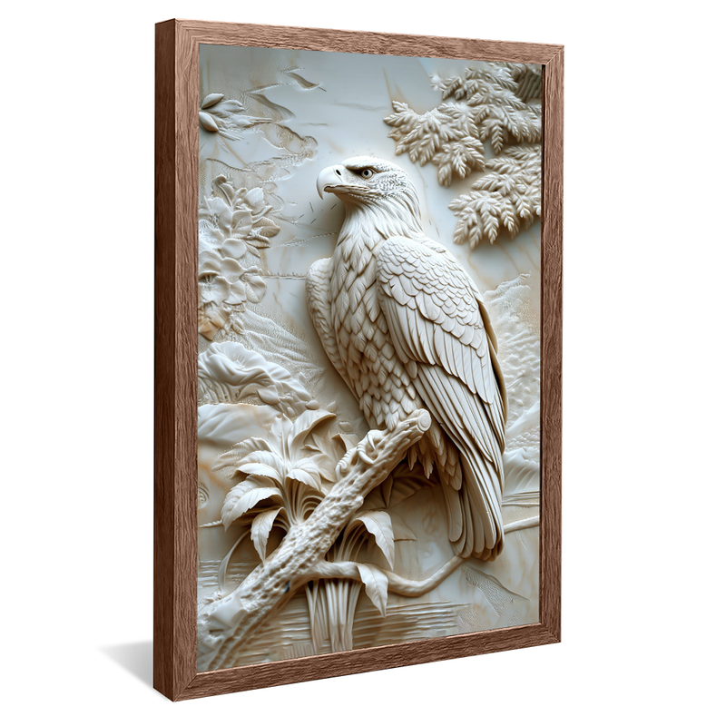 Eagle on Marble V1288 Canvas