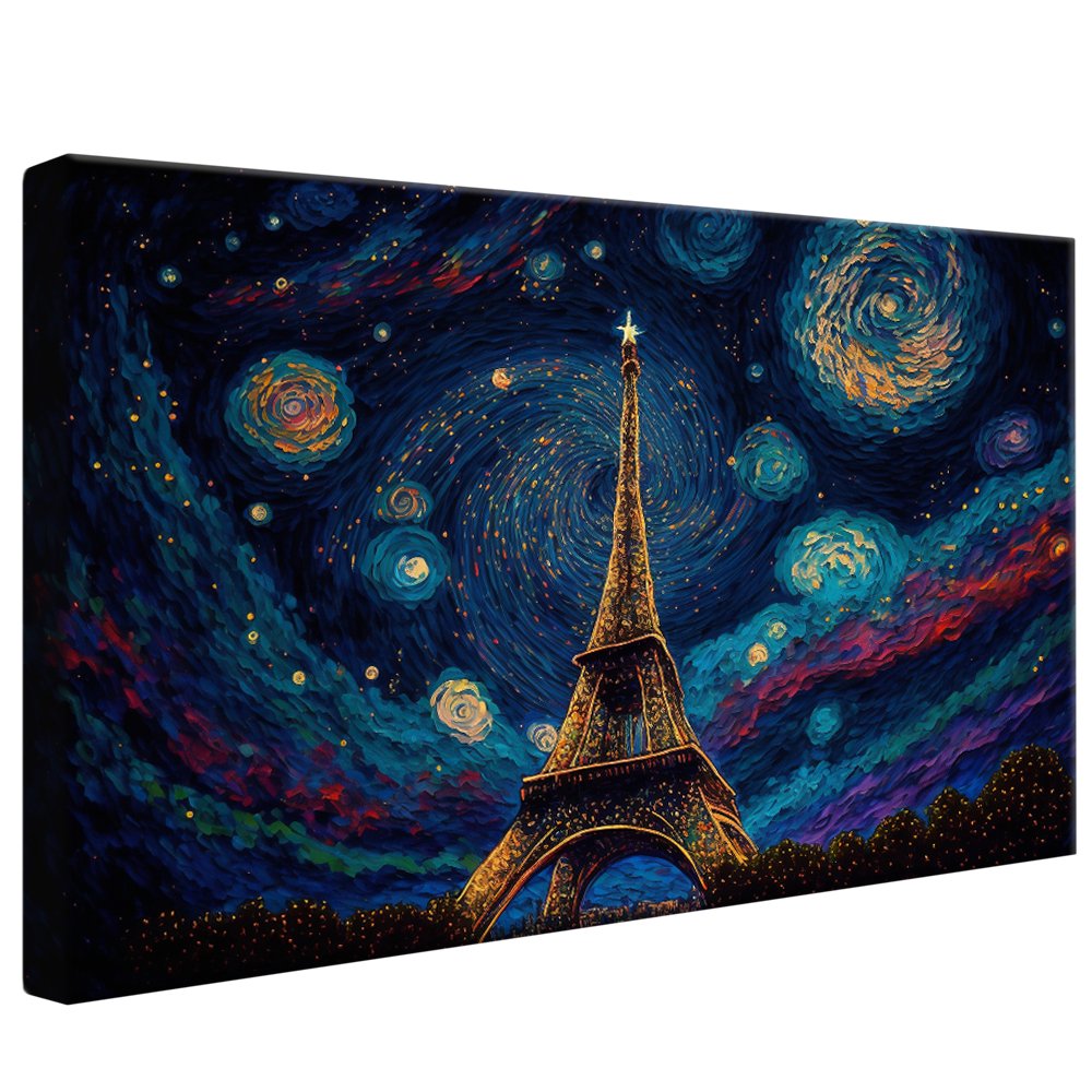 Eiffel Tower Painting Canvas