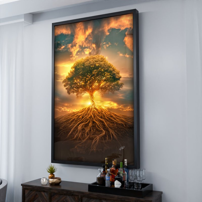 Energized Tree V1850 Canvas