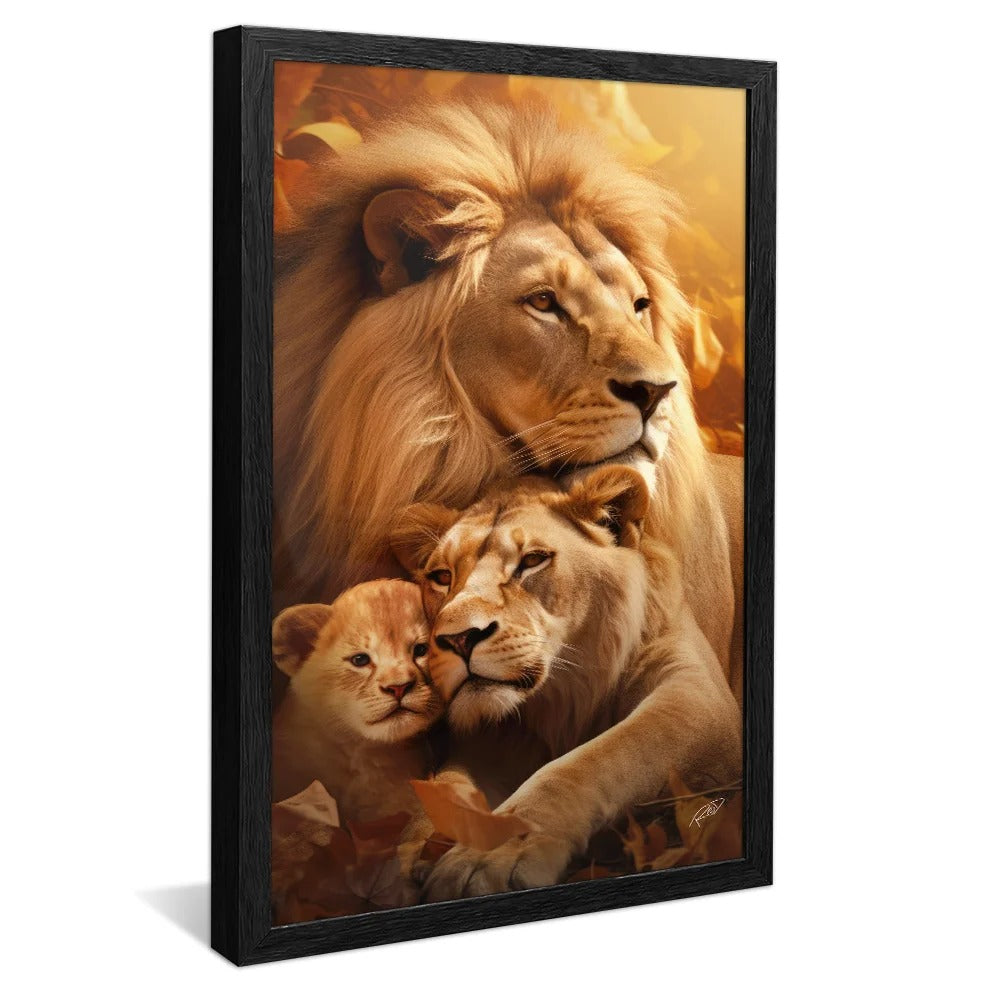 Family of Lions Canvas V831