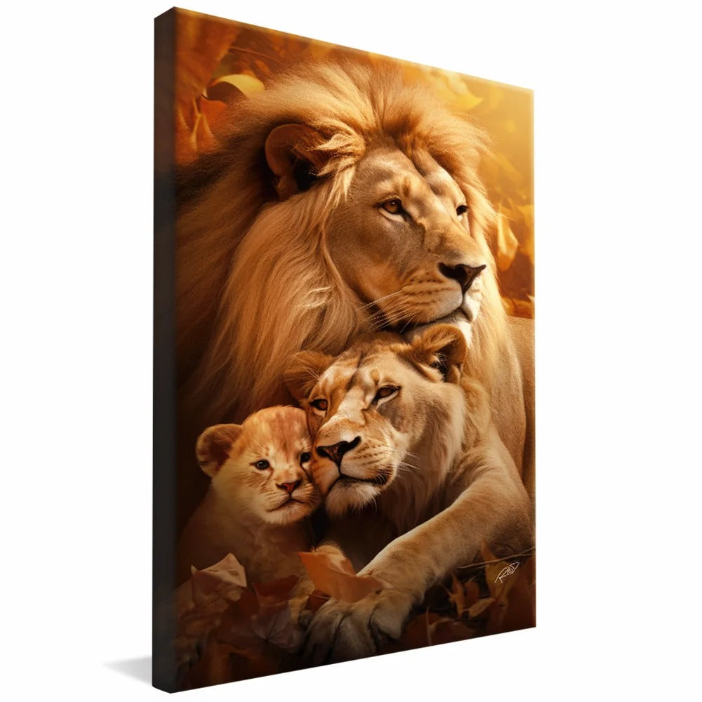 Family of Lions Canvas V831