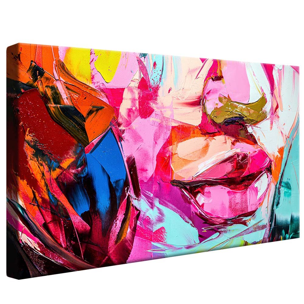 Female Lips Painting V1984 Canvas