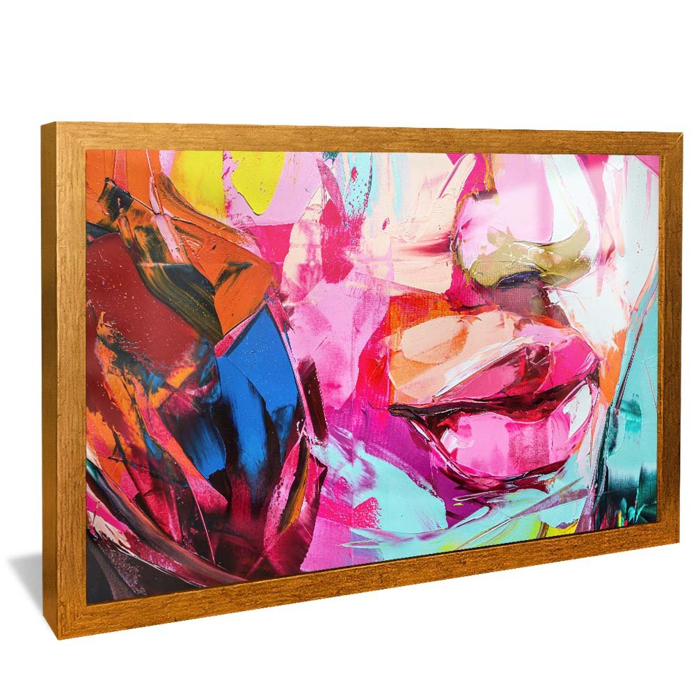 Female Lips Painting V1984 Canvas