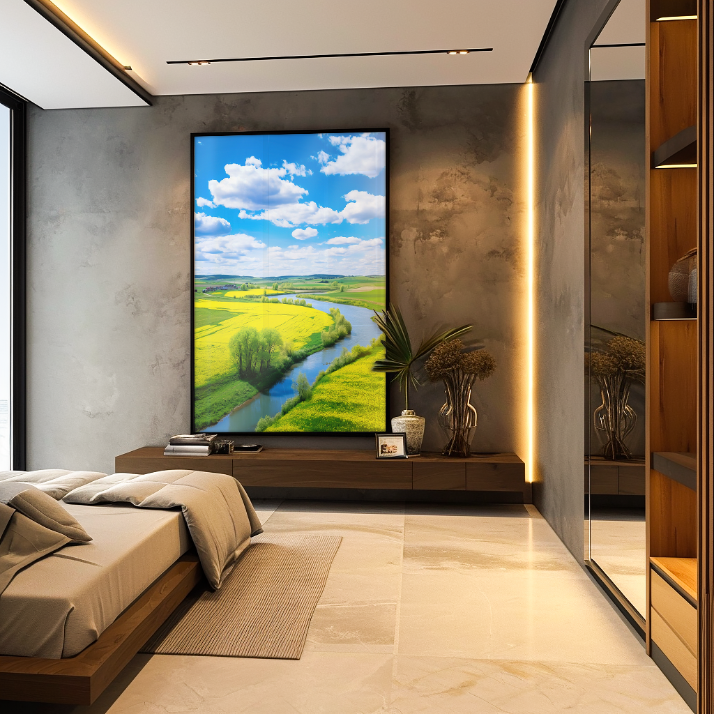 Fields Painting Canvas V1221