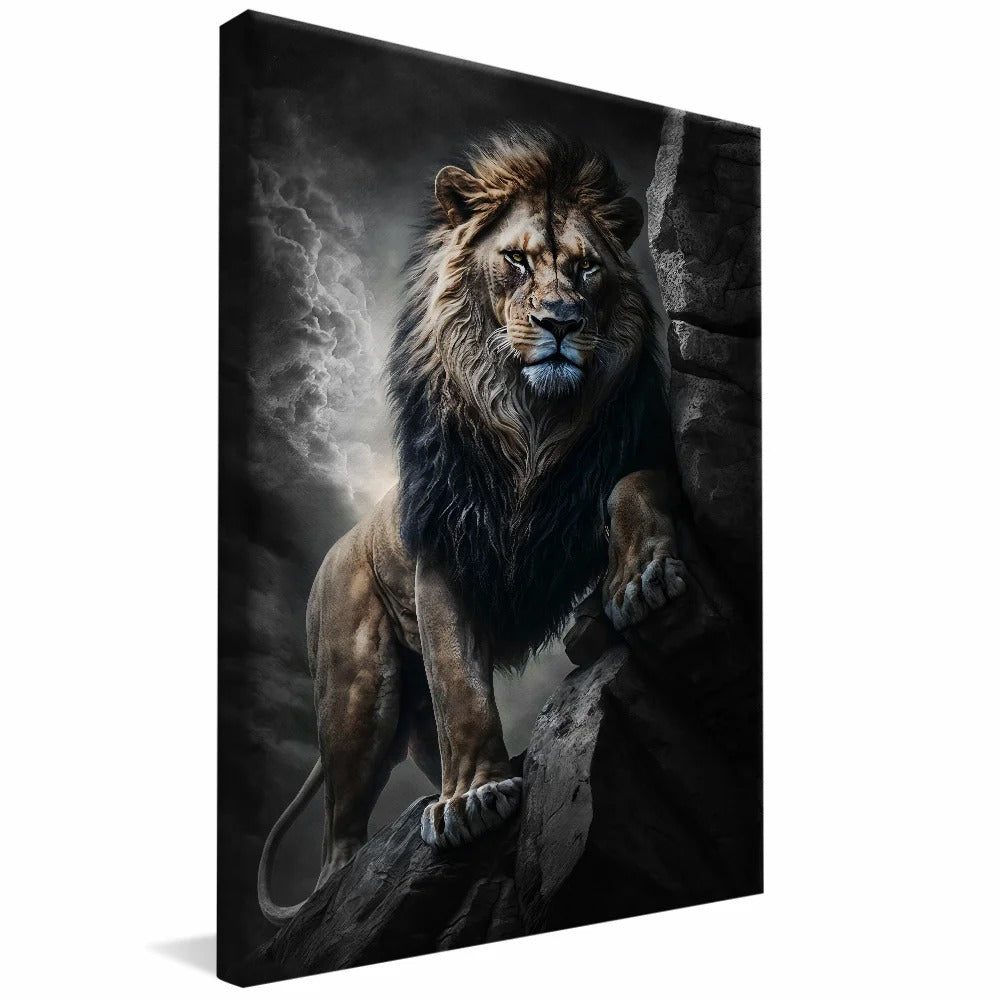 Fierce Mountain Lion Canvas