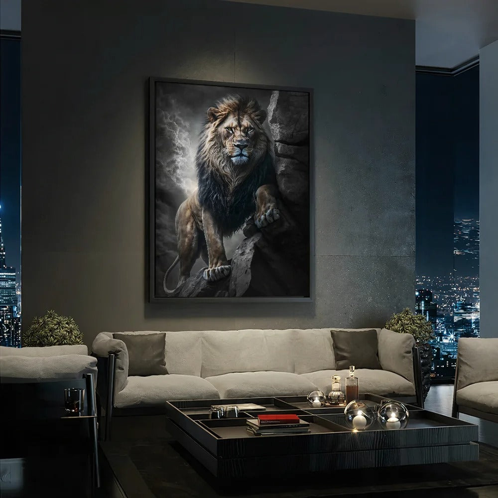 Fierce Mountain Lion Canvas