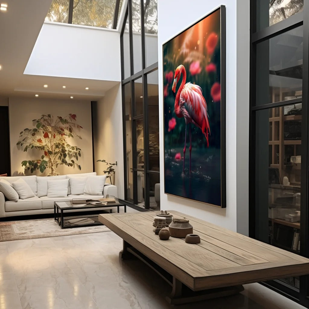 Flamingo in the wild Canvas