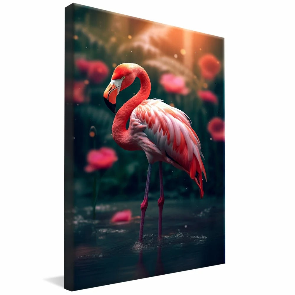 Flamingo in the wild Canvas