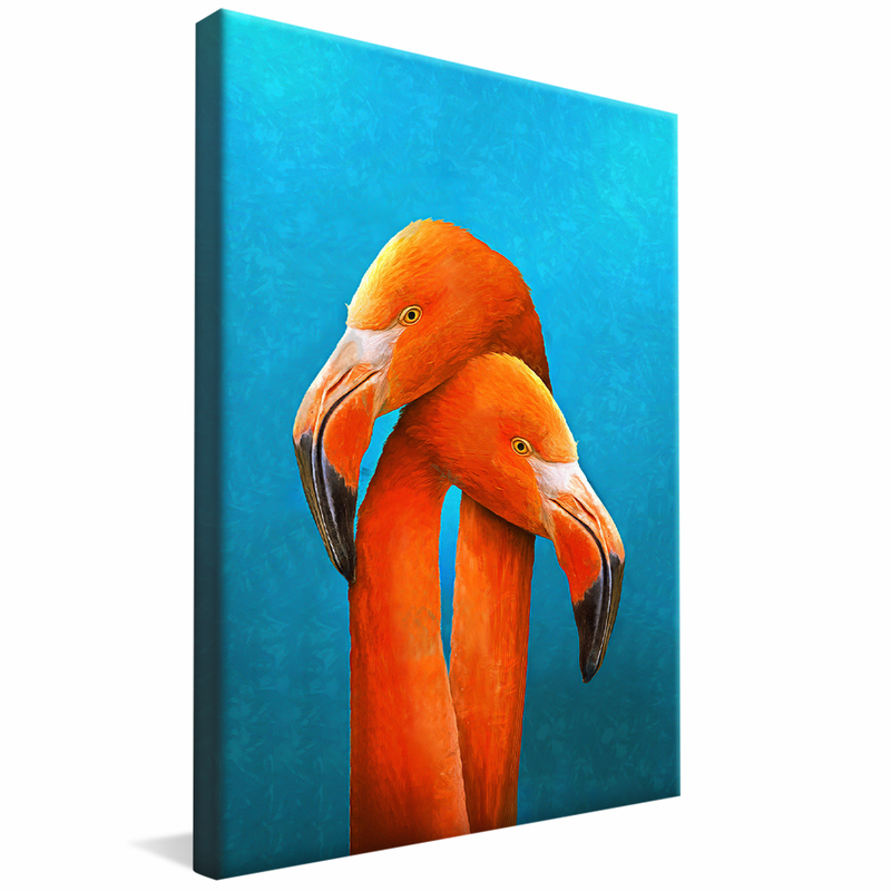 Flamingos V1519 Canvas