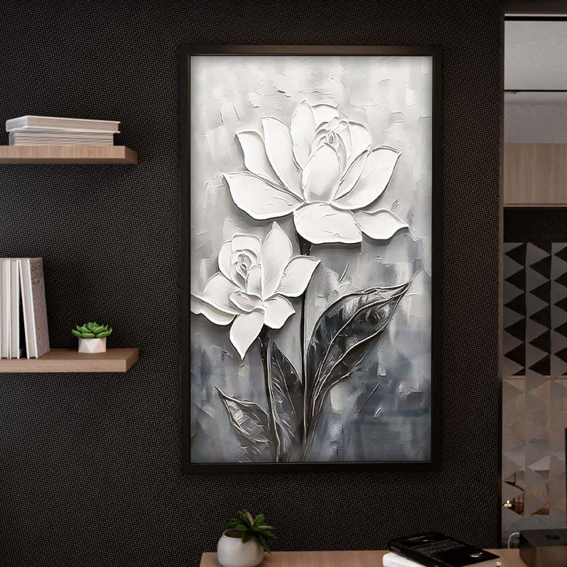 Floral in Painting Oil V2085 Canvas