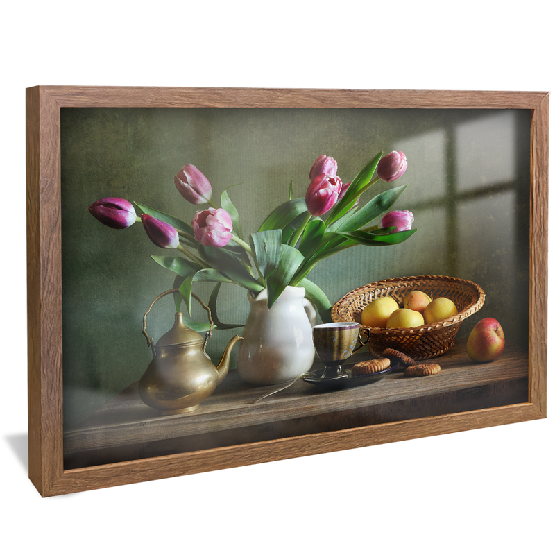 Floral on Table V1596 Canvas