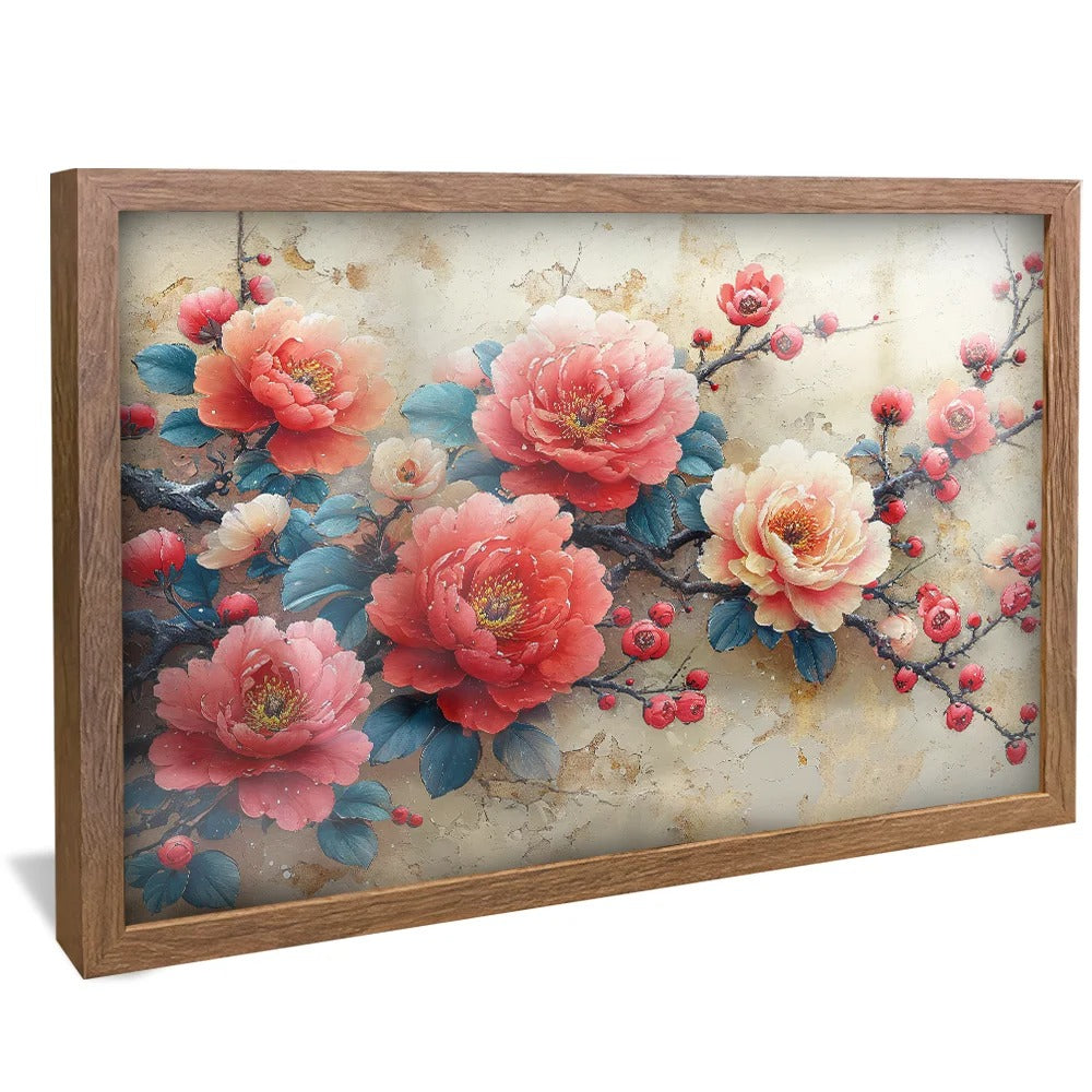 Flower Blooming Canvas v1383