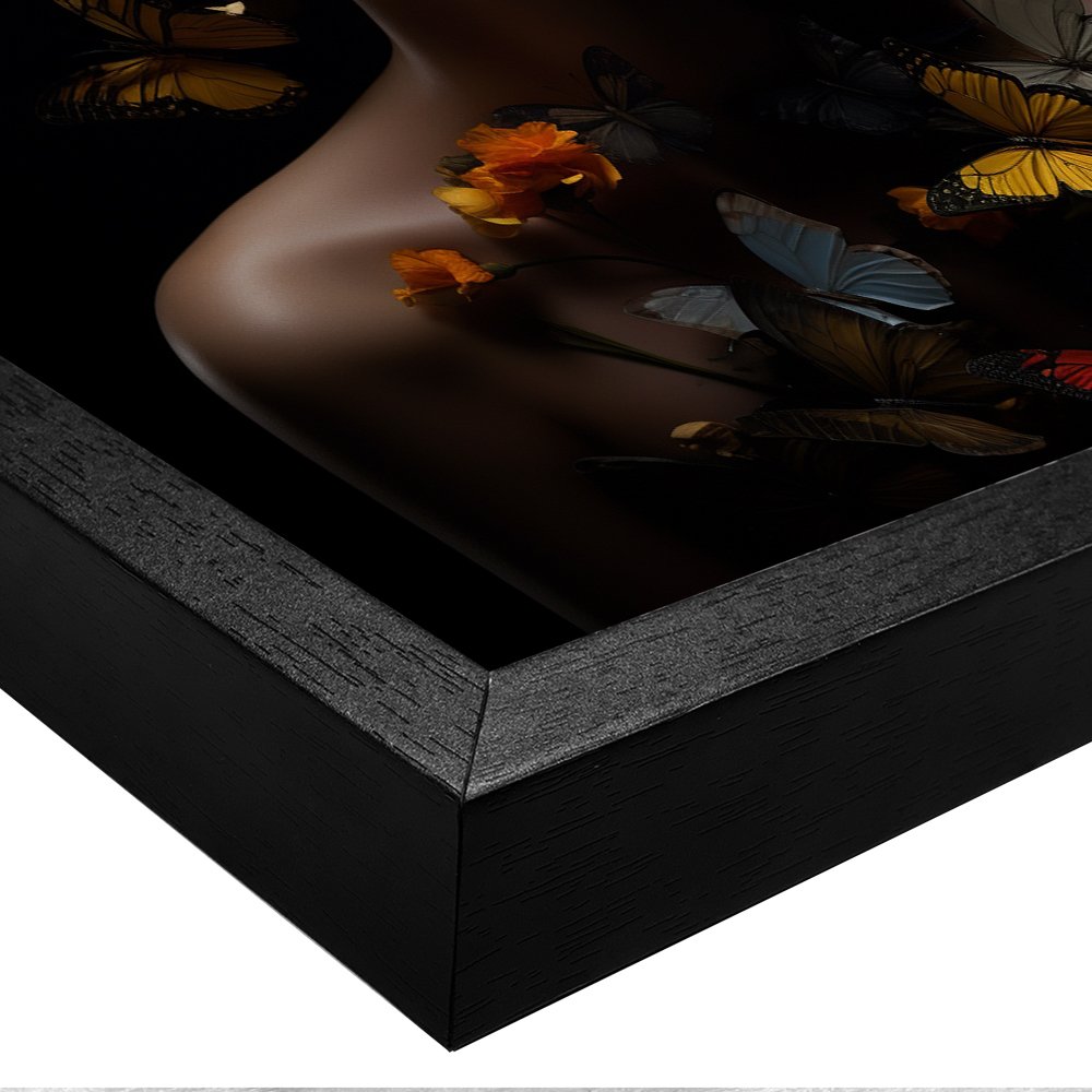 Flower Woman Nature Canvas