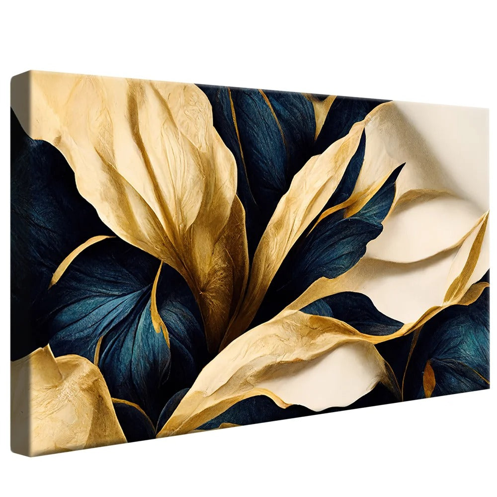 Foliage and flowers Canvas