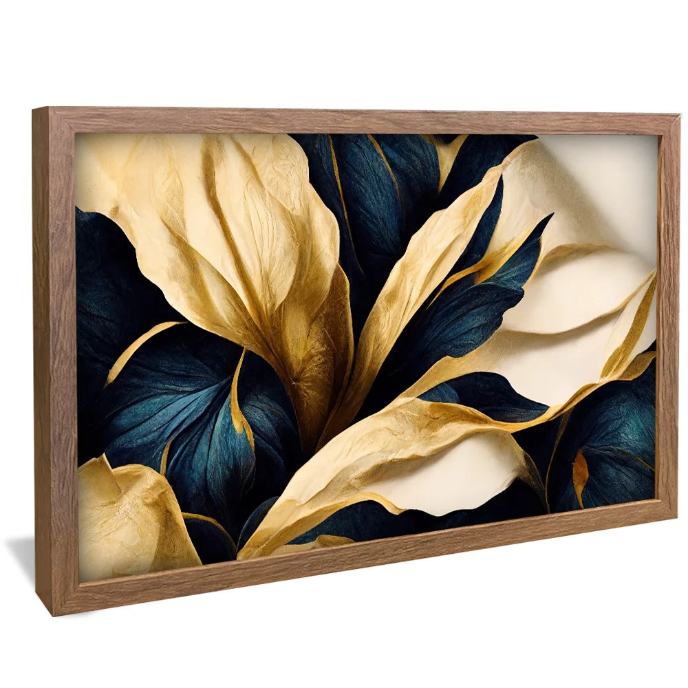 Foliage and flowers Canvas