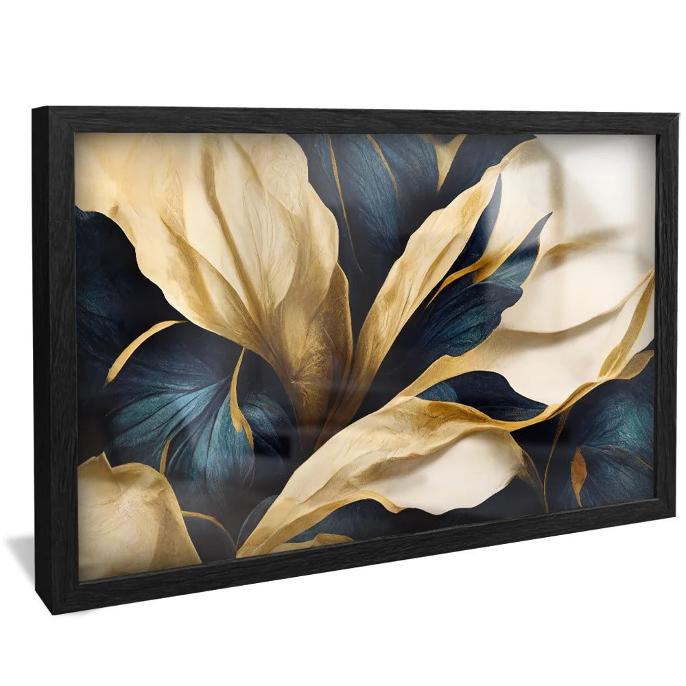 Foliage and flowers Canvas