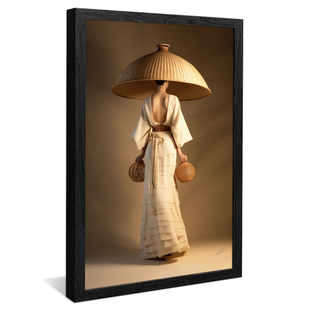 Geisha Posing V985 Canvas