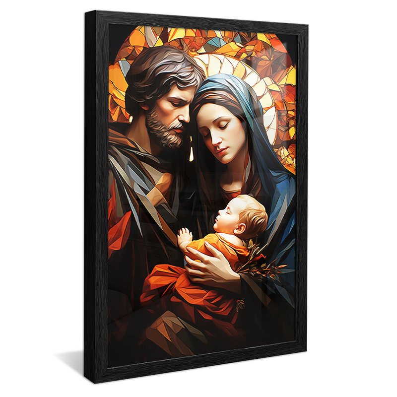 Geometric Divine Family Canvas