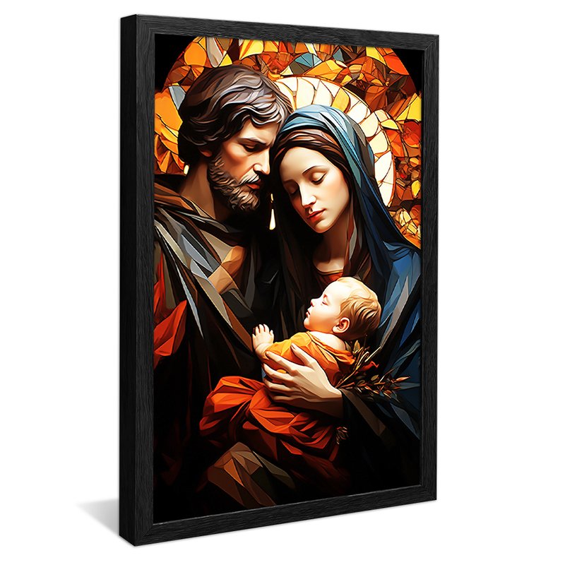 Geometric Divine Family Canvas