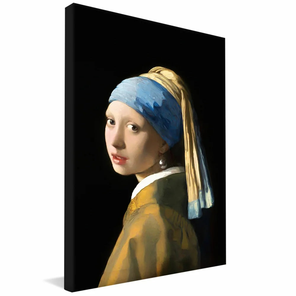 Girl with a Pearl Earring by Vermeer Decorative Canvas