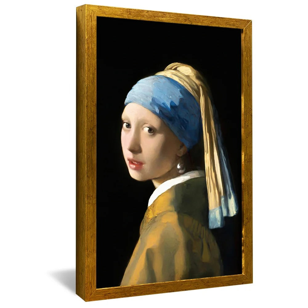 Girl with a Pearl Earring by Vermeer Decorative Canvas