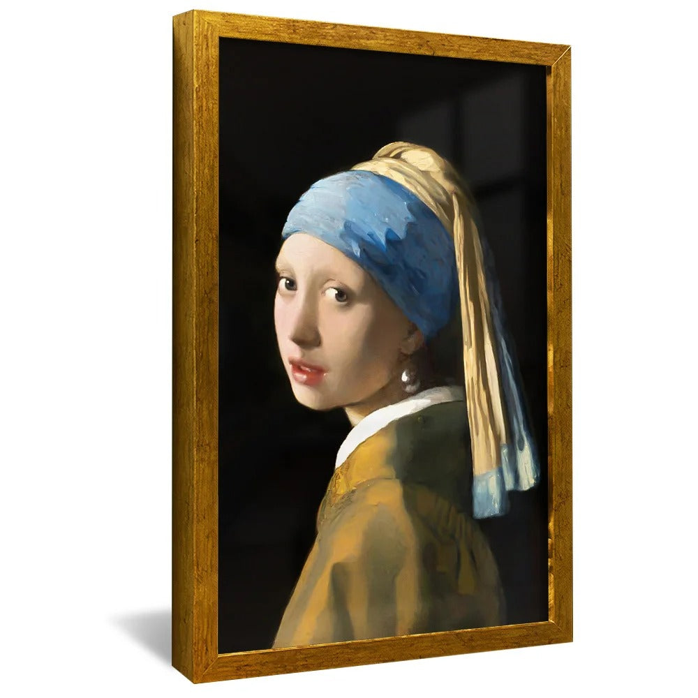 Girl with a Pearl Earring by Vermeer Decorative Canvas