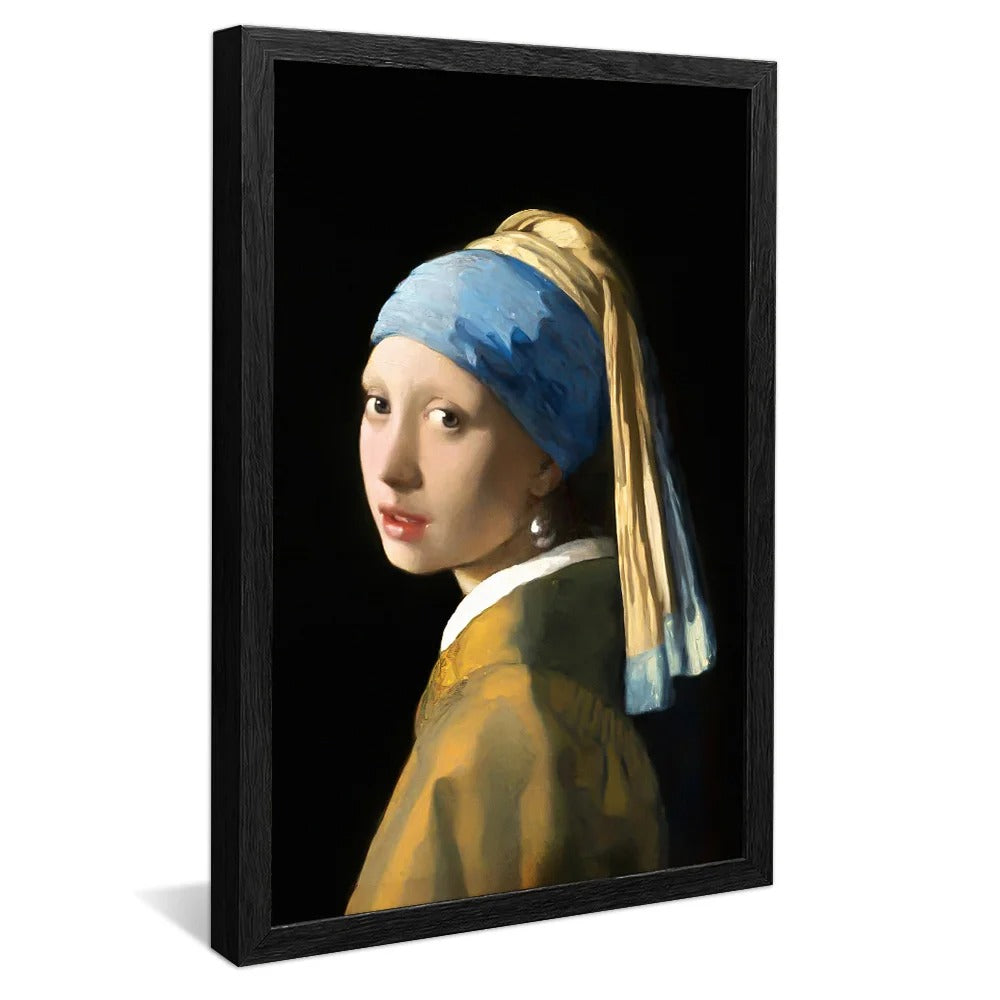 Girl with a Pearl Earring by Vermeer Decorative Canvas