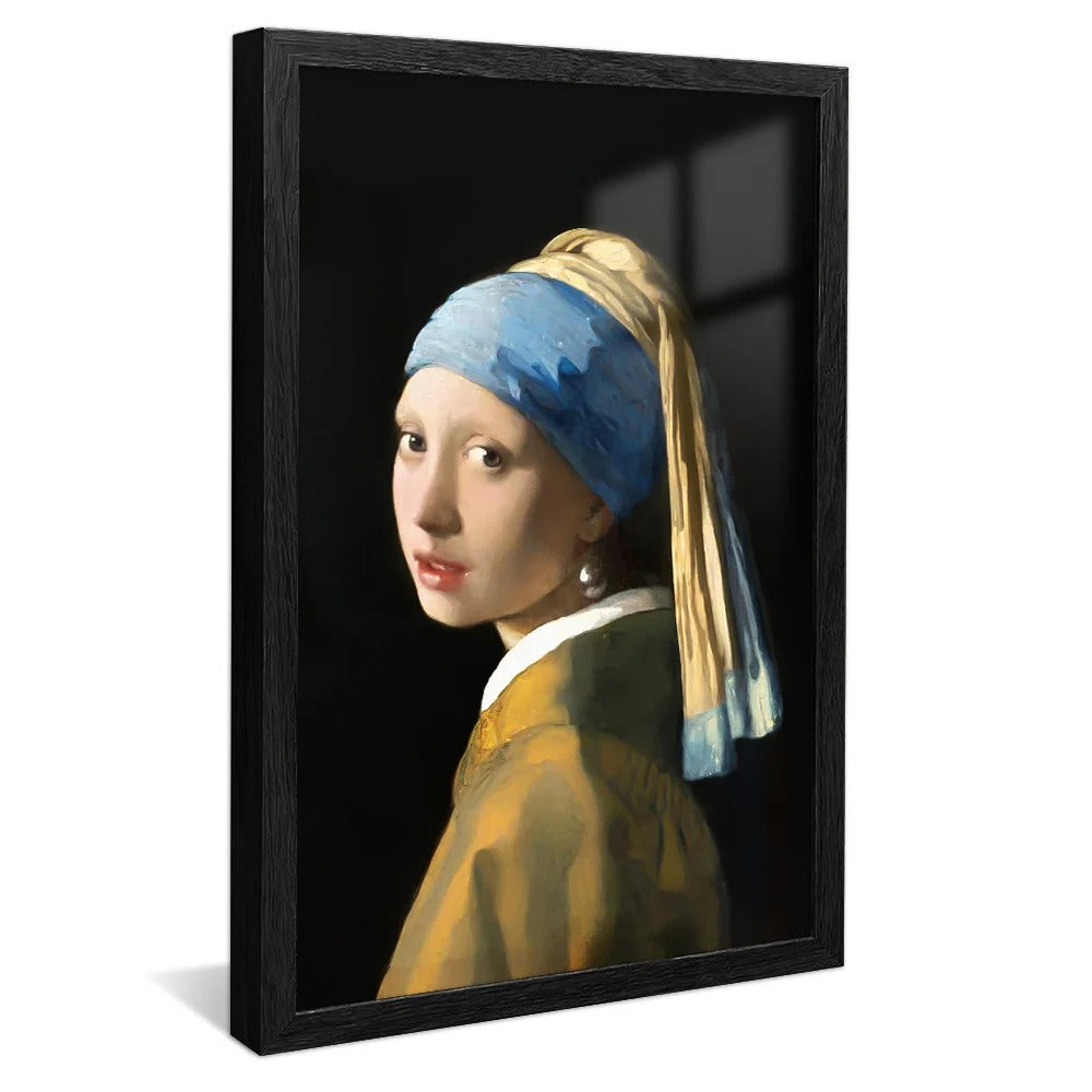 Girl with a Pearl Earring by Vermeer Decorative Canvas