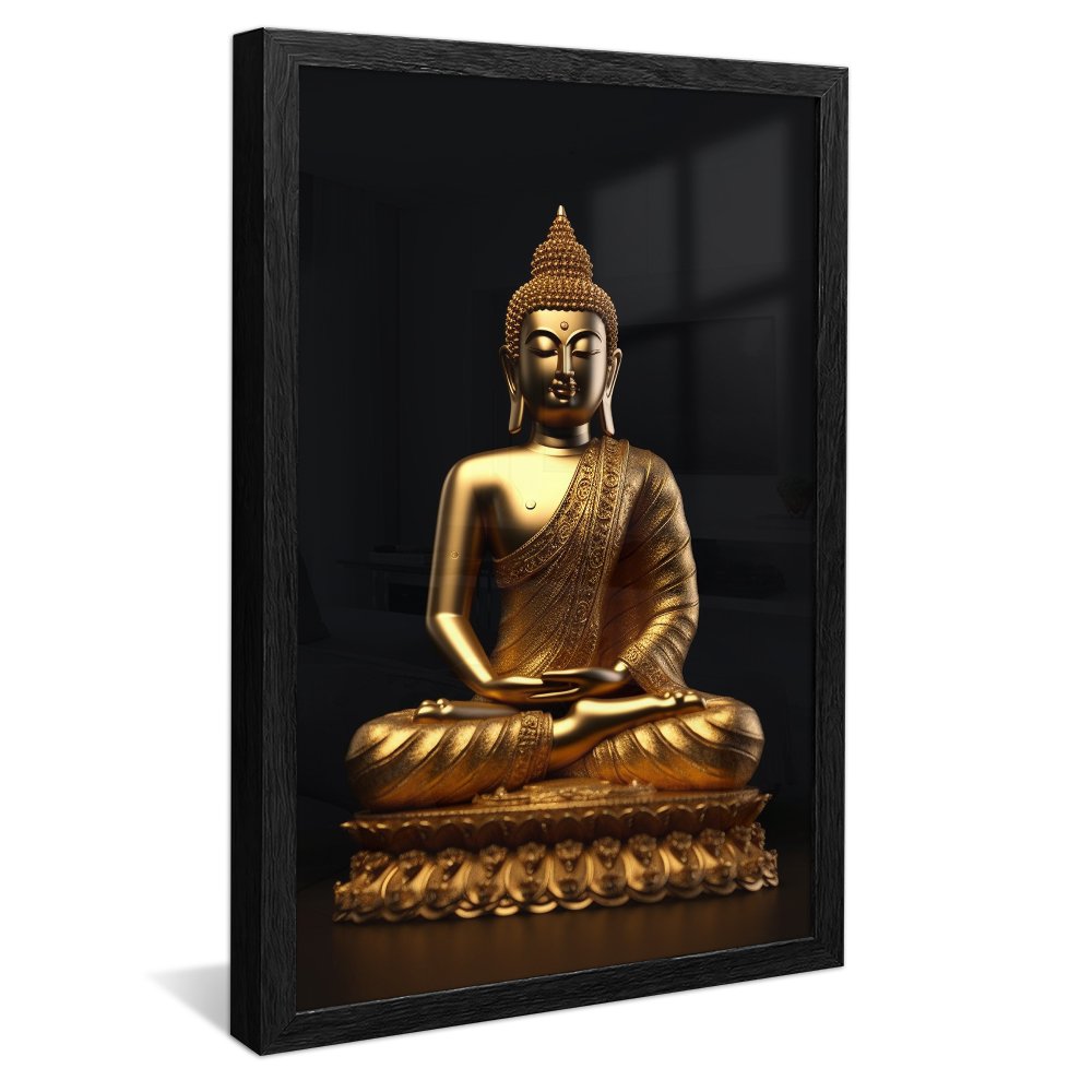 Gold Buddha Statue Canvas