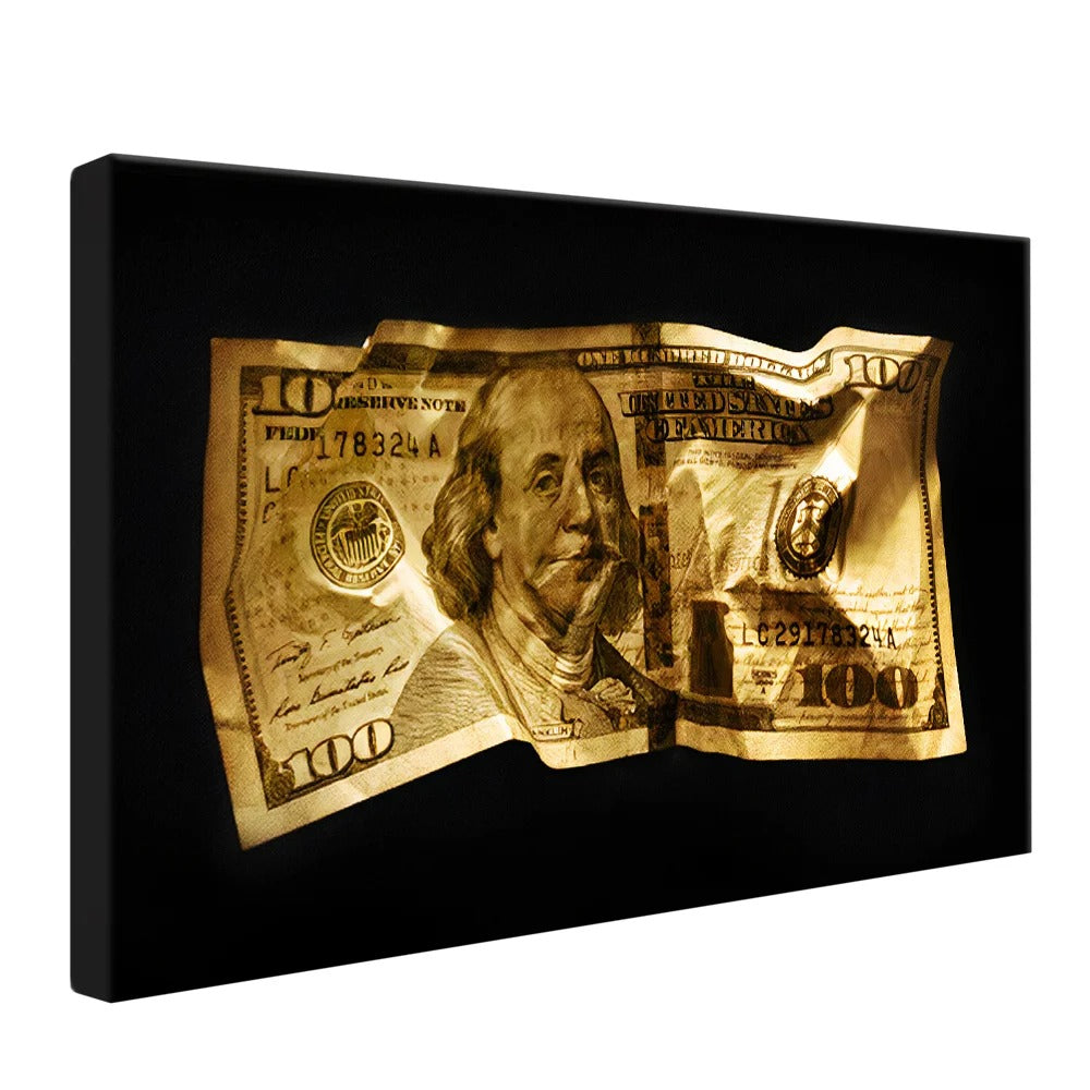 Gold Dollar Canvas