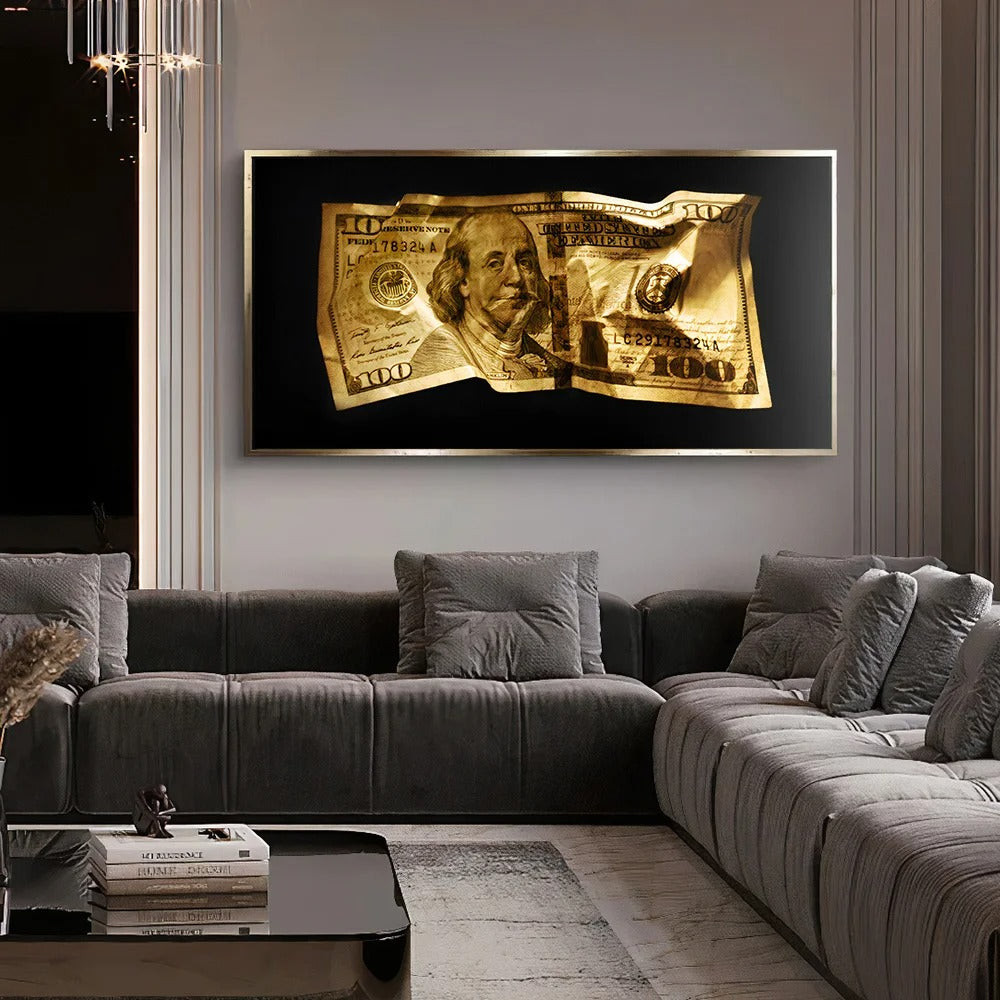 Gold Dollar Canvas