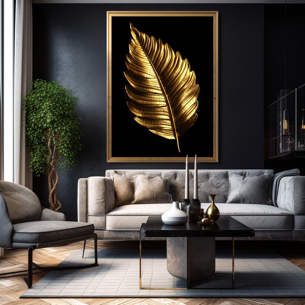 Gold Leaf Canvas