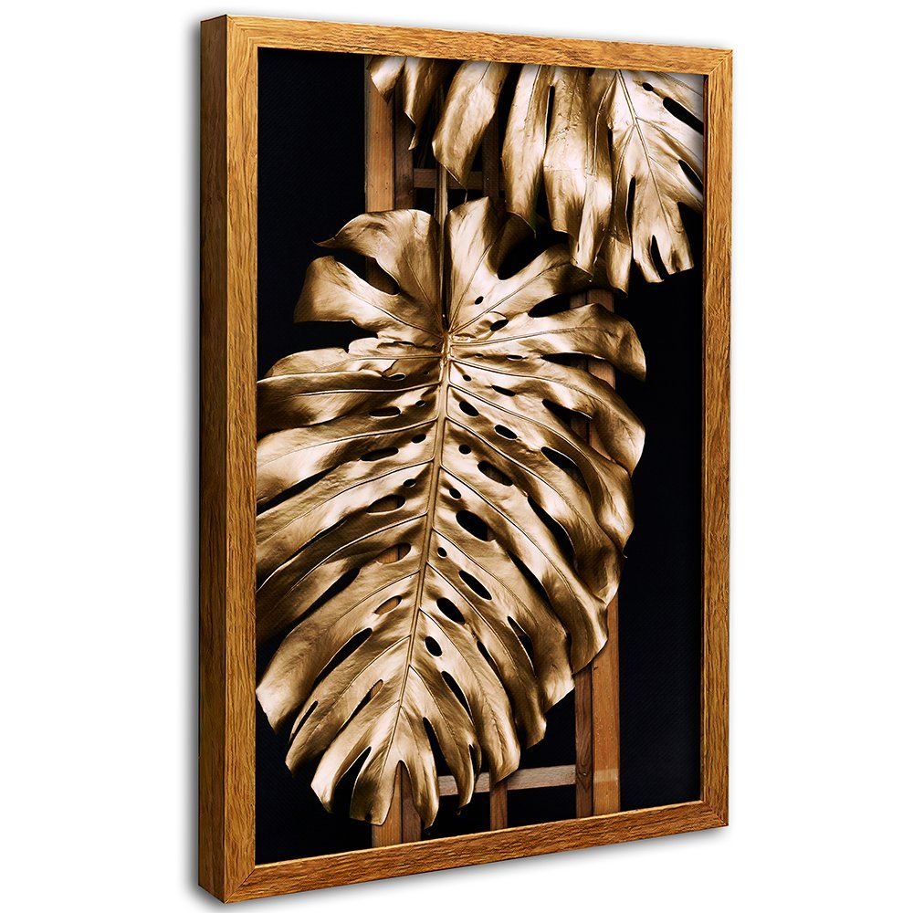 Gold Leaves Canvas