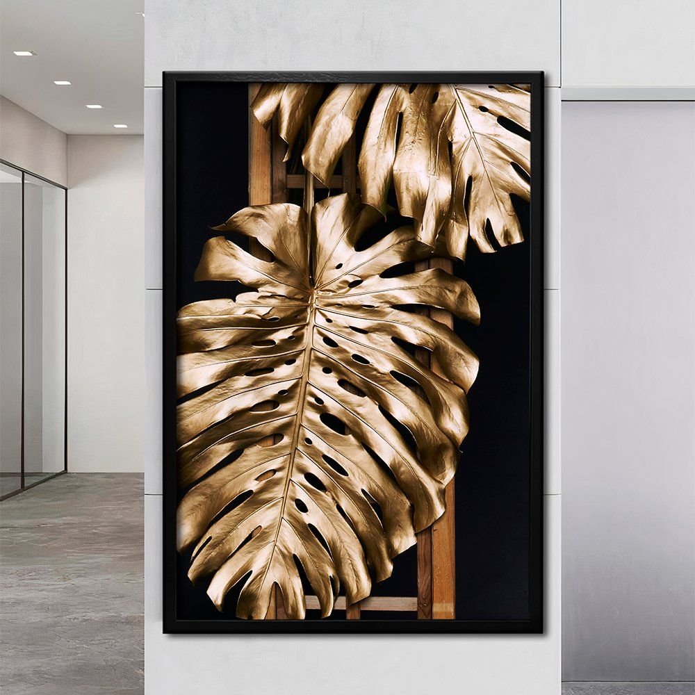 Gold Leaves Canvas