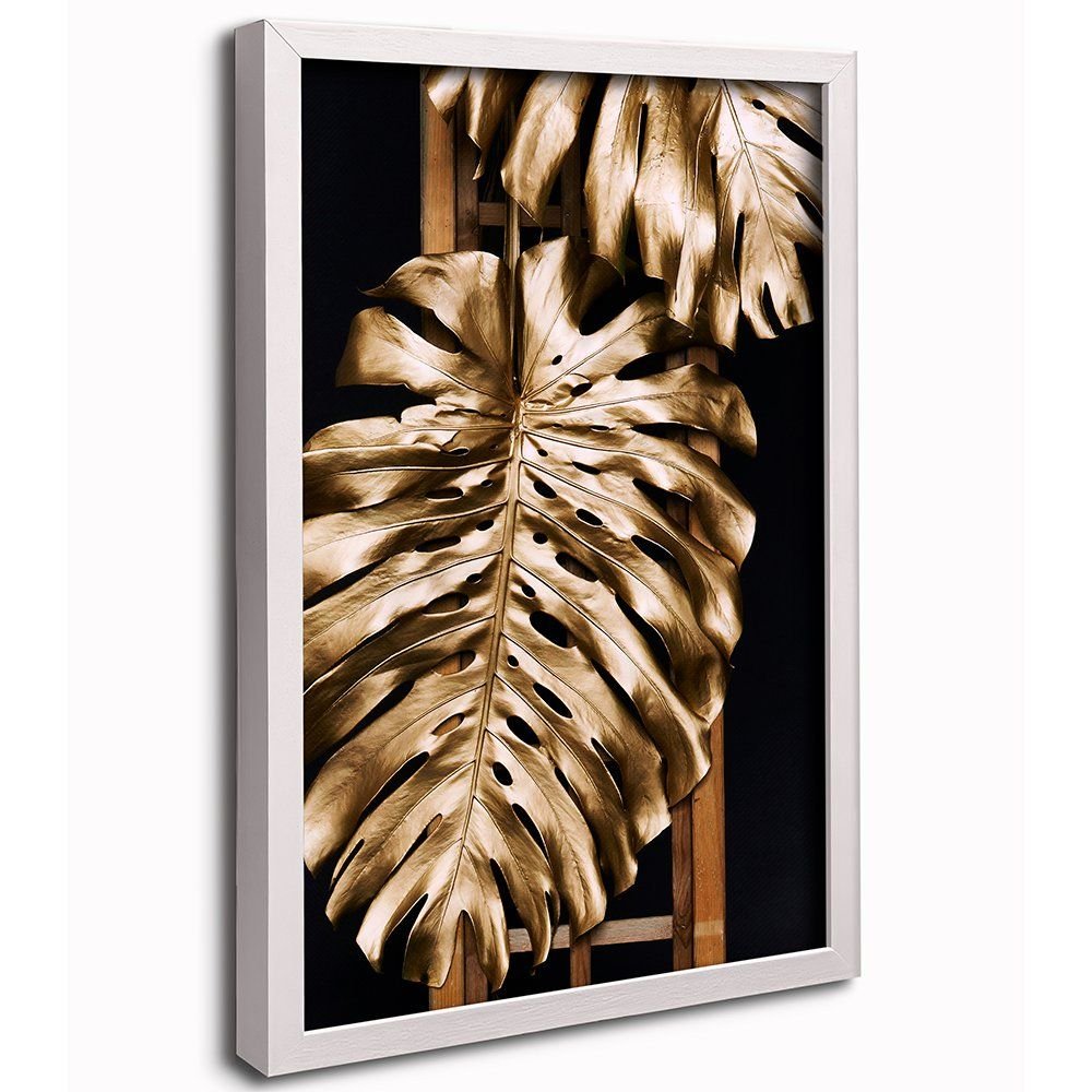 Gold Leaves Canvas