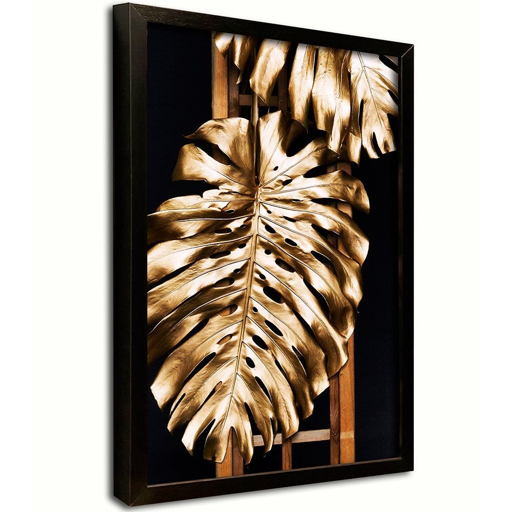 Gold Leaves Canvas