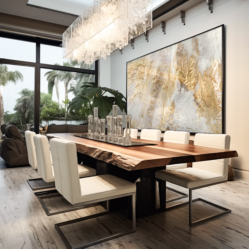 Gold Leaves V1276 Canvas