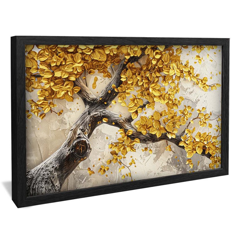 Gold Leaves V1886 Canvas