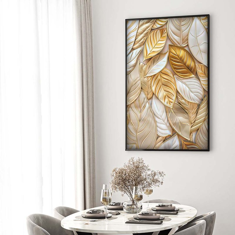 Gold Leaves V1927 Canvas