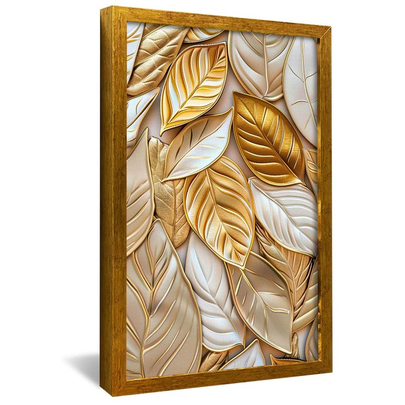 Gold Leaves V1927 Canvas