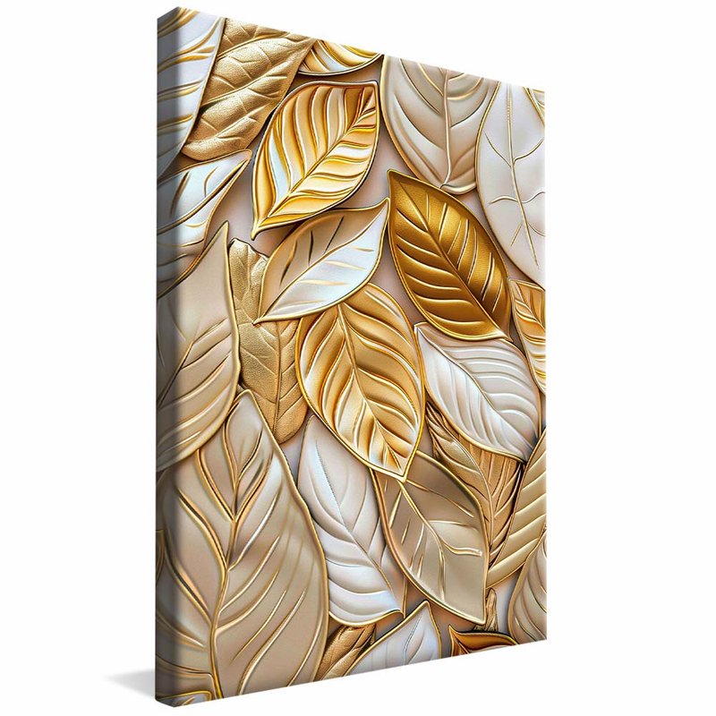Gold Leaves V1927 Canvas