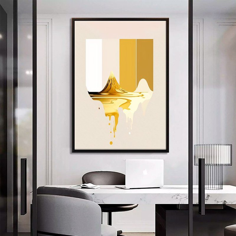 Gold Minimalist V045 Canvas